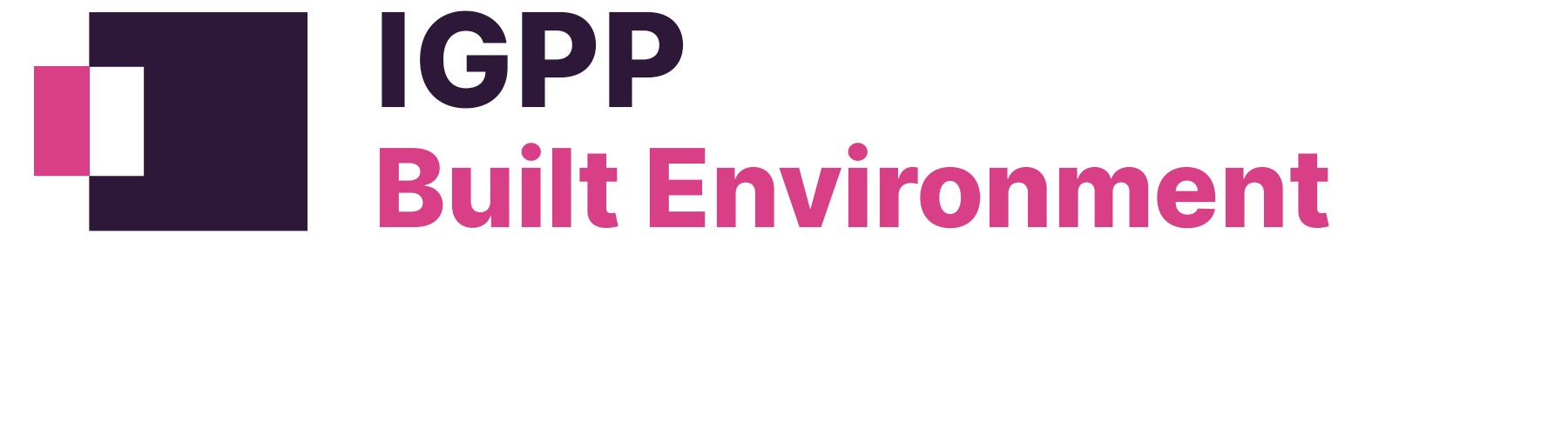 IGPP built environment sub brand logo