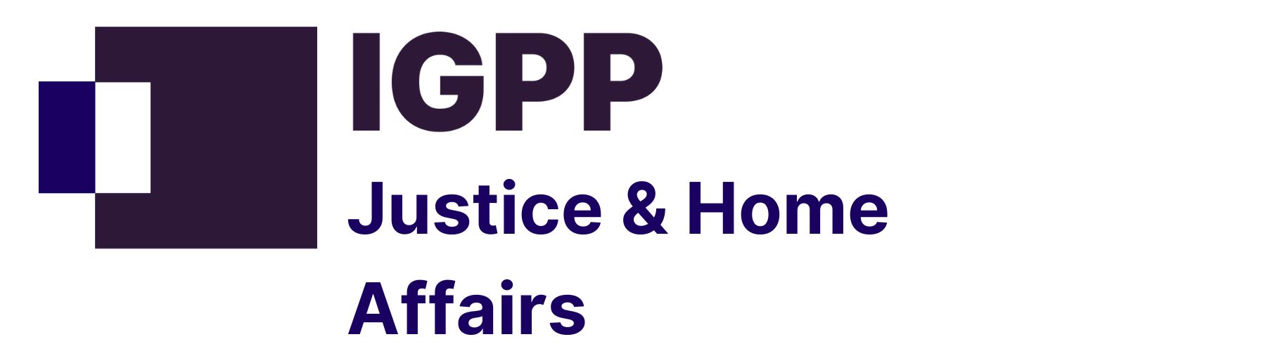 IGPP Criminal Justice and Safer Communities sub brand logo