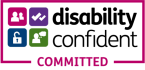 Disability confident commited logo