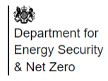 Department for Energy, Security and Net Zero