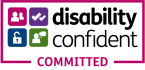 Disability confident commited logo