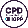 CPD accredited by IGPP badge